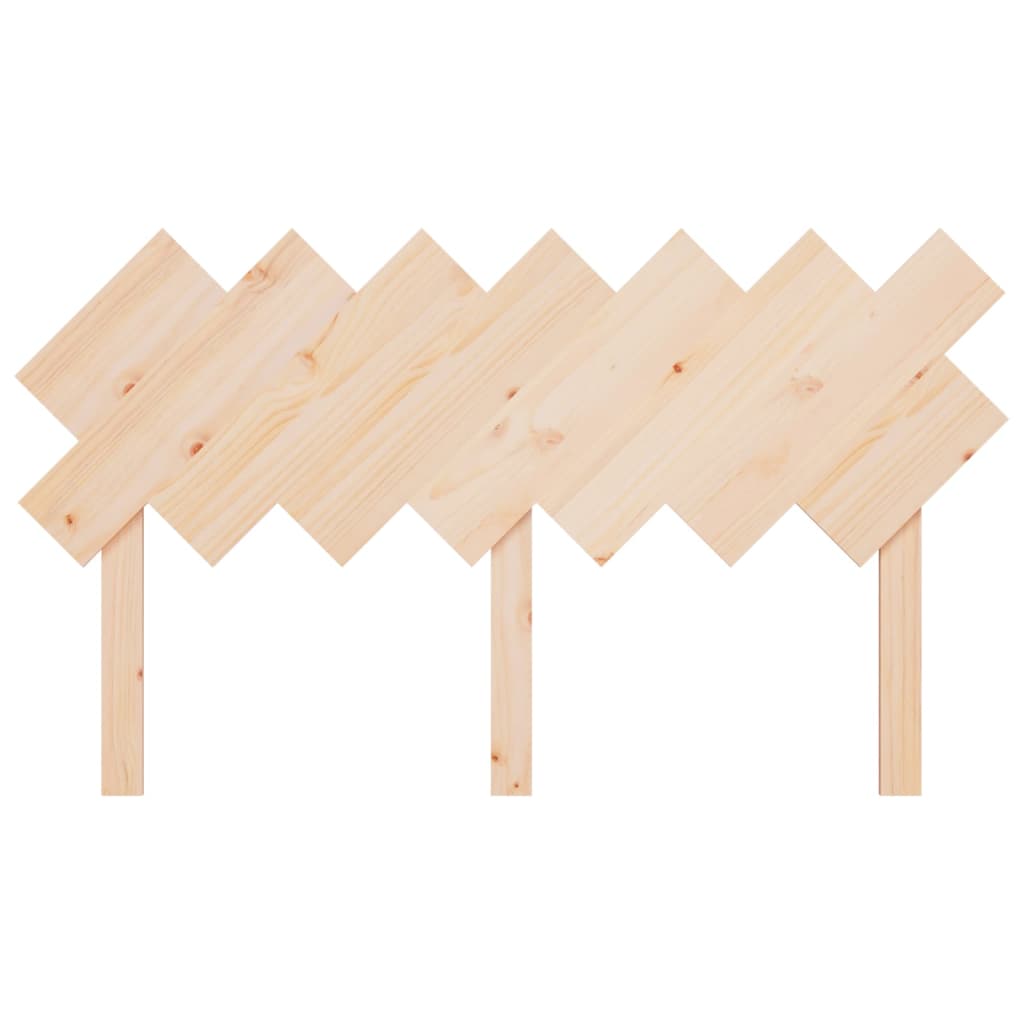 Solid Pine Wood Bed Headboard, 141x3x80.5 cm