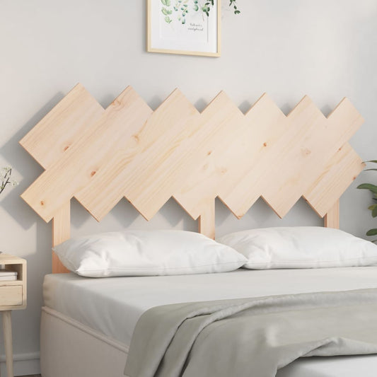 Solid Pine Wood Bed Headboard, 141x3x80.5 cm