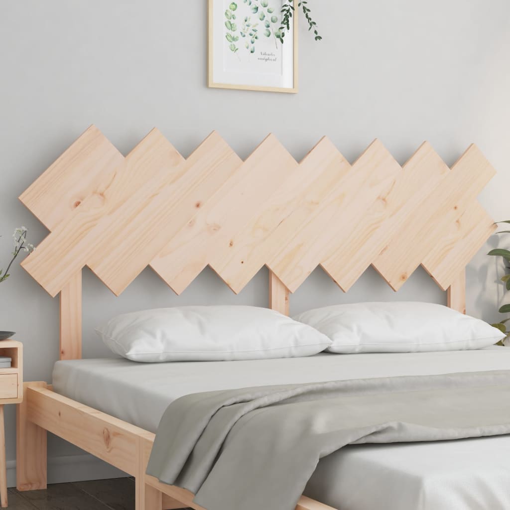 Solid Pine Wood Headboard - 159.5x3x80.5 cm | Elegant & Durable