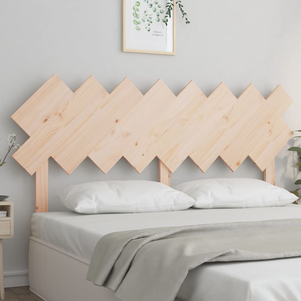 Solid Pine Wood Headboard - 159.5x3x80.5 cm | Elegant & Durable