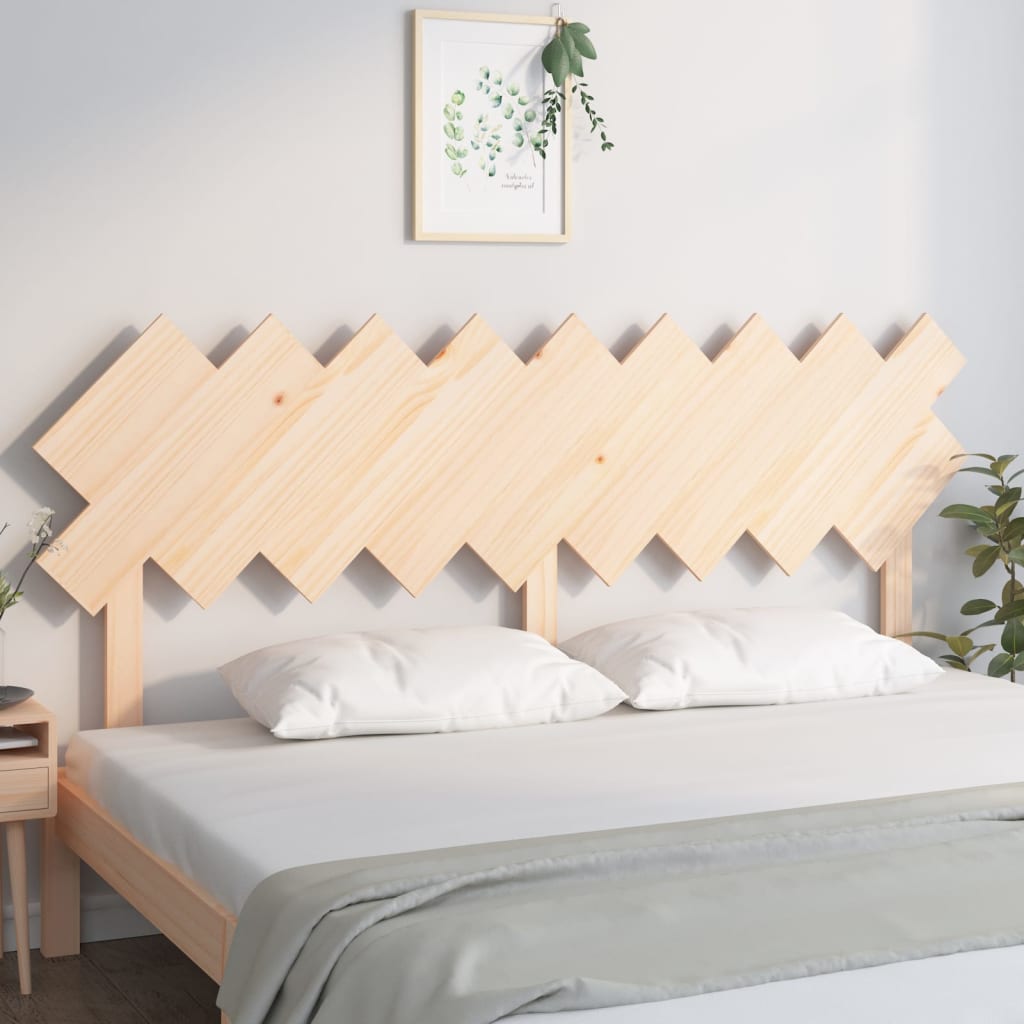 Solid Pine Wood Bed Headboard 178x3x80.5 cm - Stylish & Durable