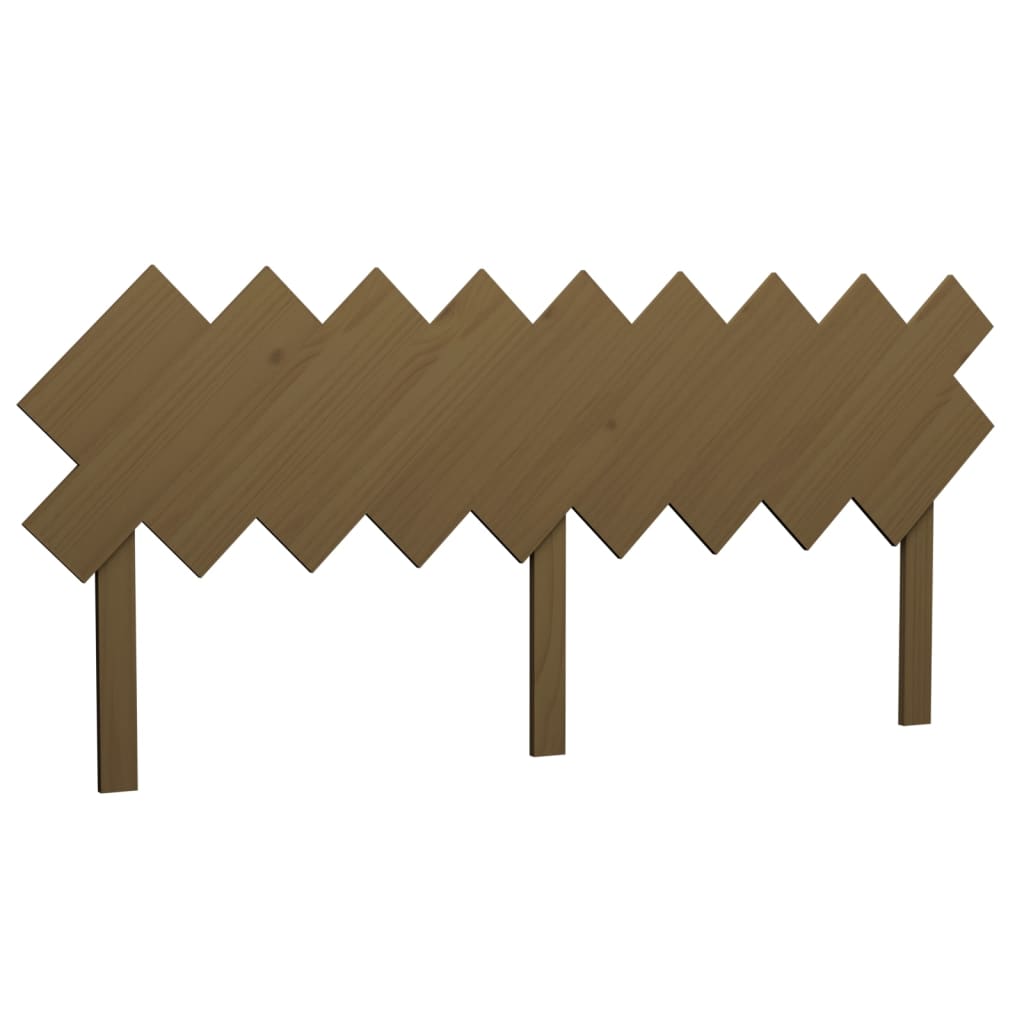Solid Pine Honey Brown Bed Headboard, 178x3x80.5 cm