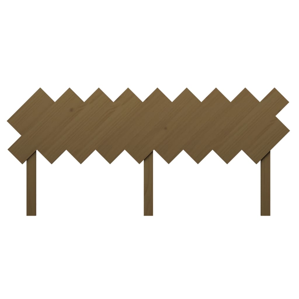 Solid Pine Honey Brown Bed Headboard, 178x3x80.5 cm