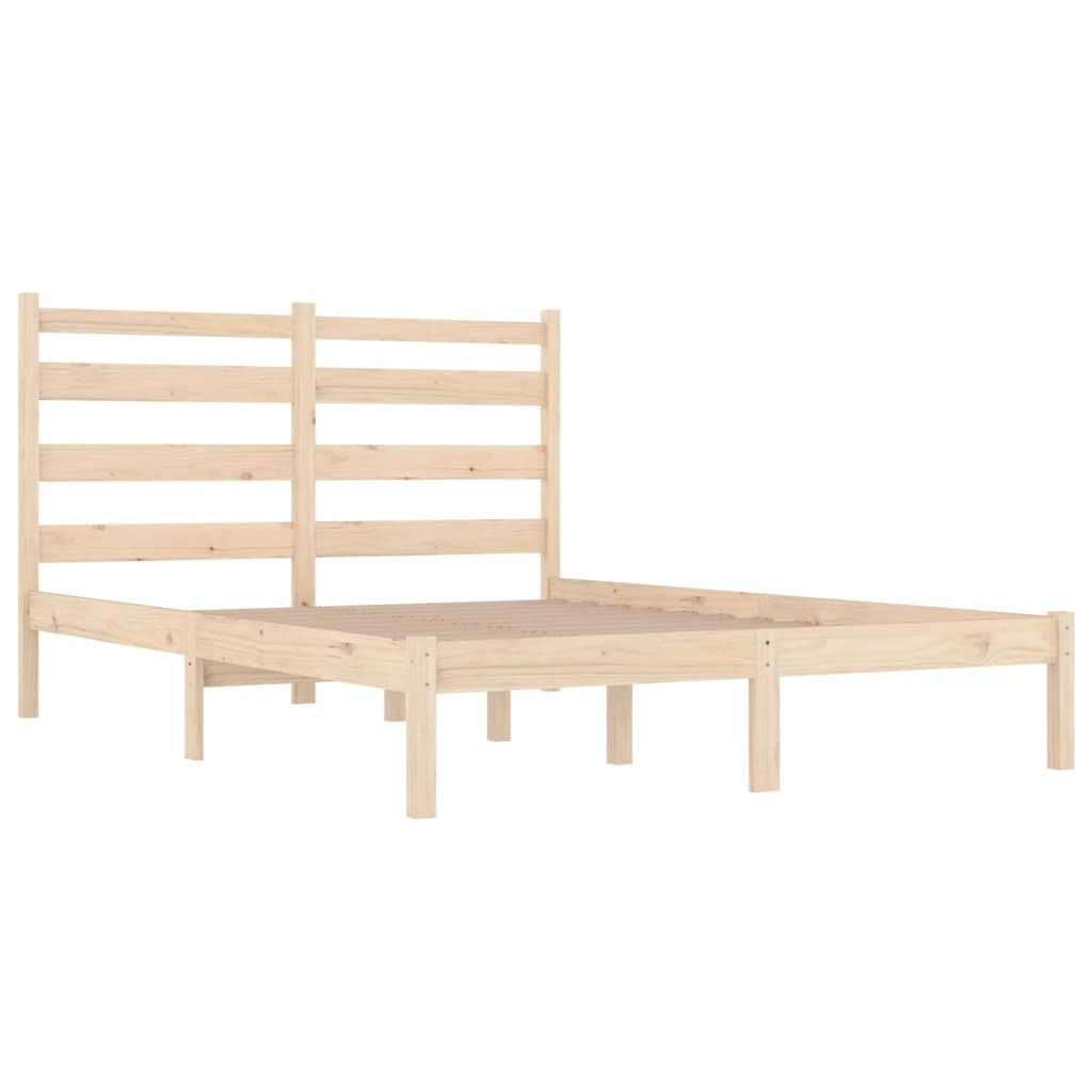 Solid Wood Bed Frame 200x200 cm - vidaXL Model 3103668