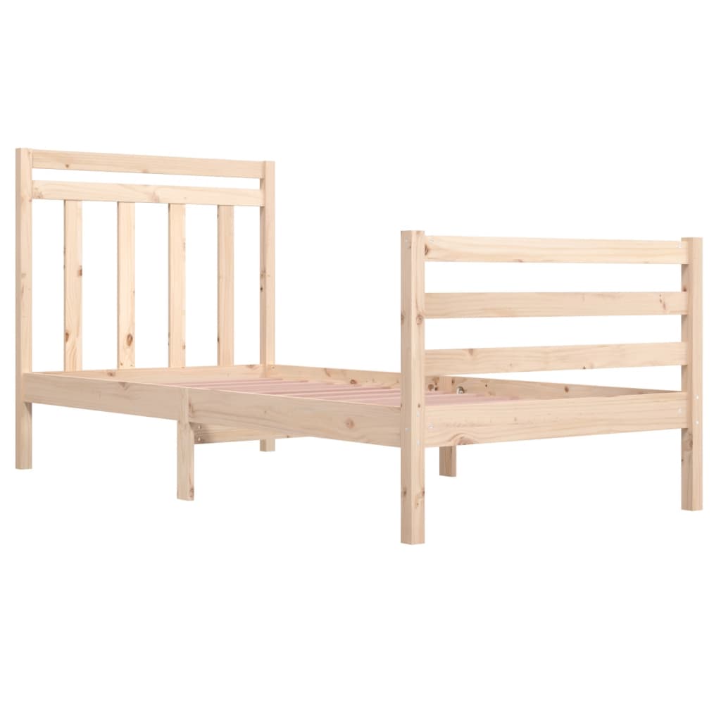 Solid Wood Bed Frame 90x200 cm - Durable & Stylish Design