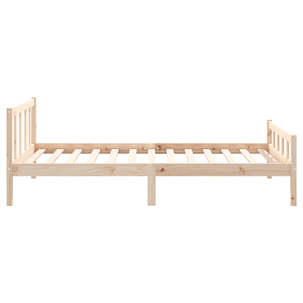 Solid Wood Bed Frame 100x200 cm - Durable, Stylish Design