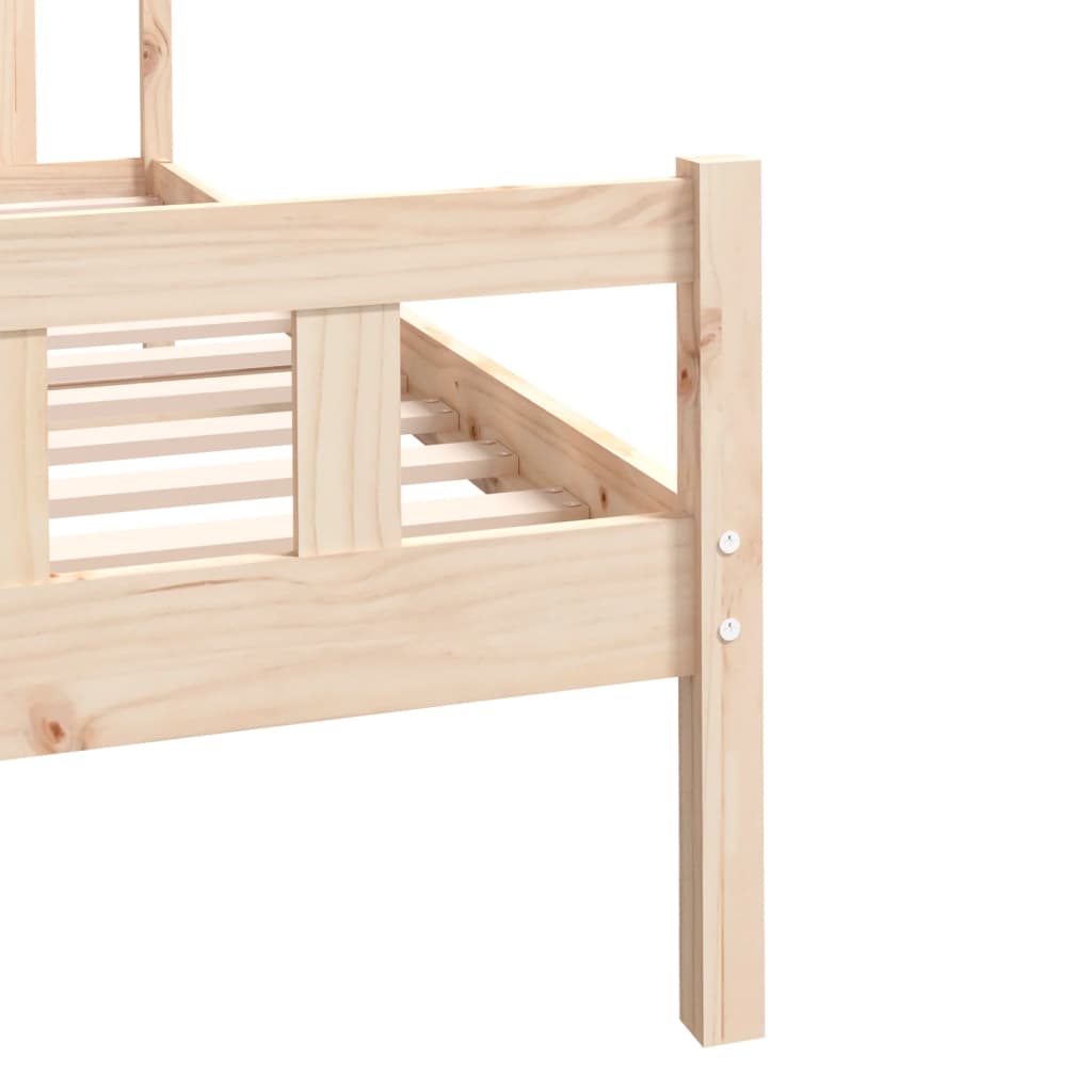 Solid Wood Bed Frame 100x200 cm - Durable, Stylish Design