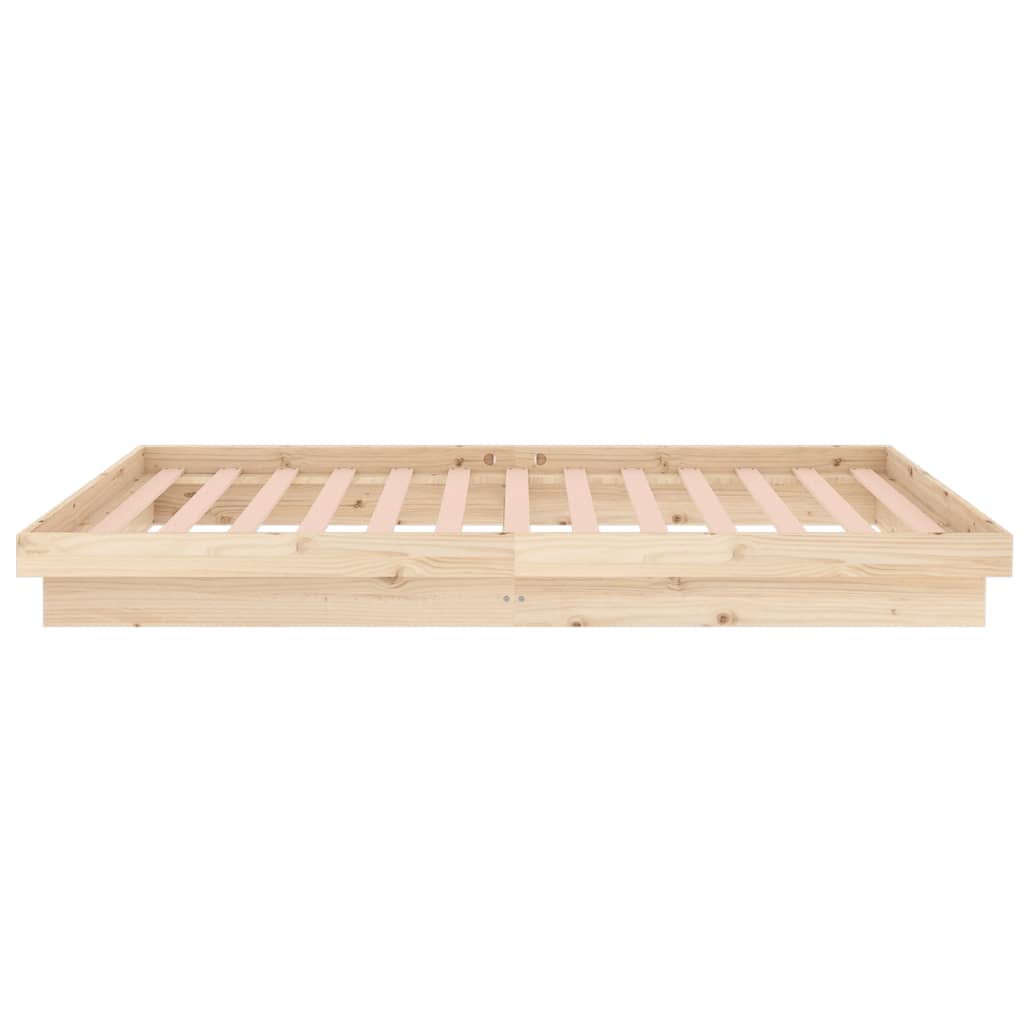 vidaXL Solid Wood Bed Frame 90x200 cm – No Mattress Included