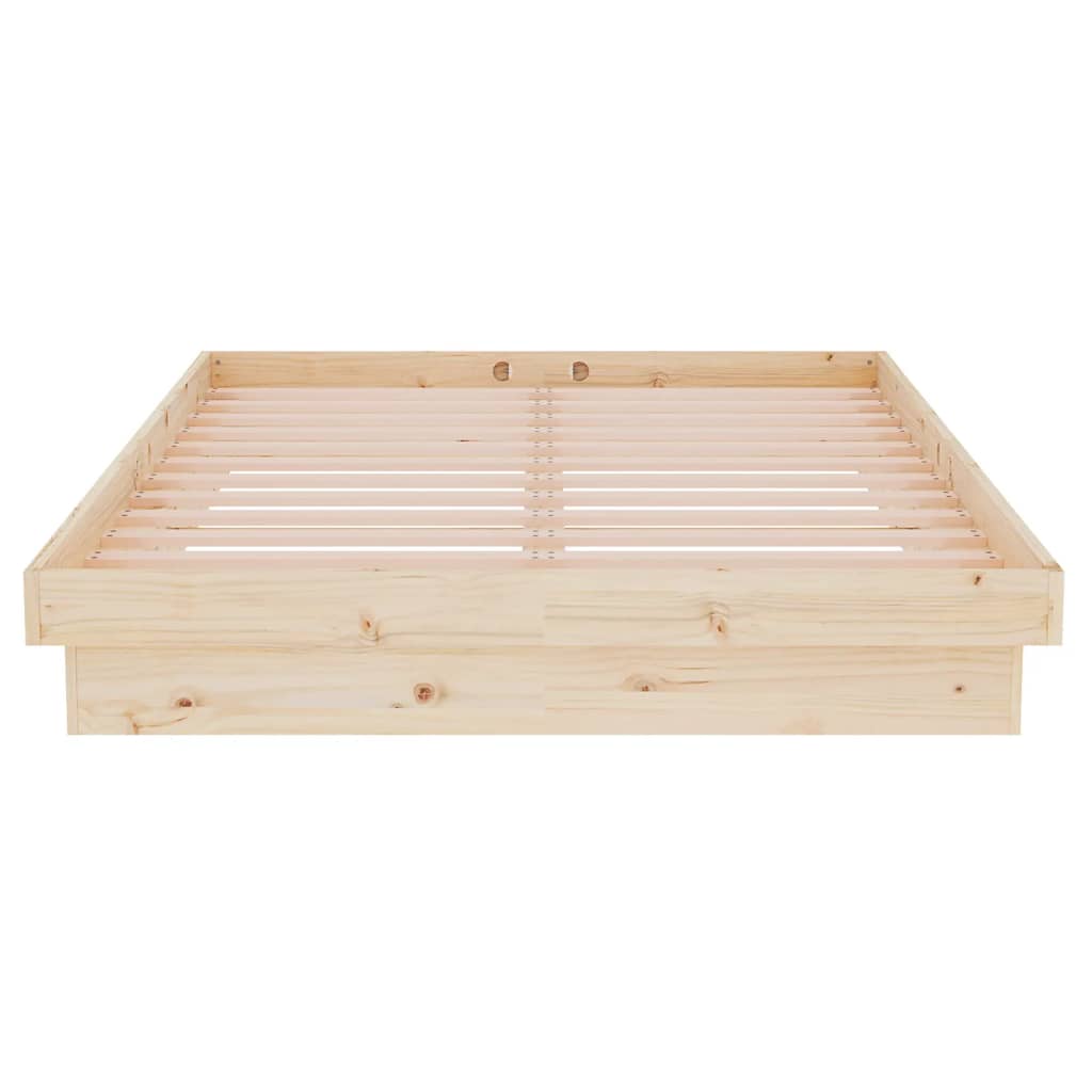 Solid Wood Bed Frame 120x200 cm - vidaXL (No Mattress)