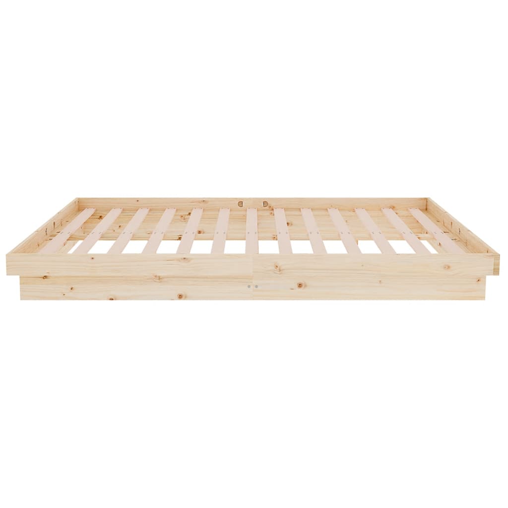 Solid Wood Bed Frame 120x200 cm - vidaXL (No Mattress)