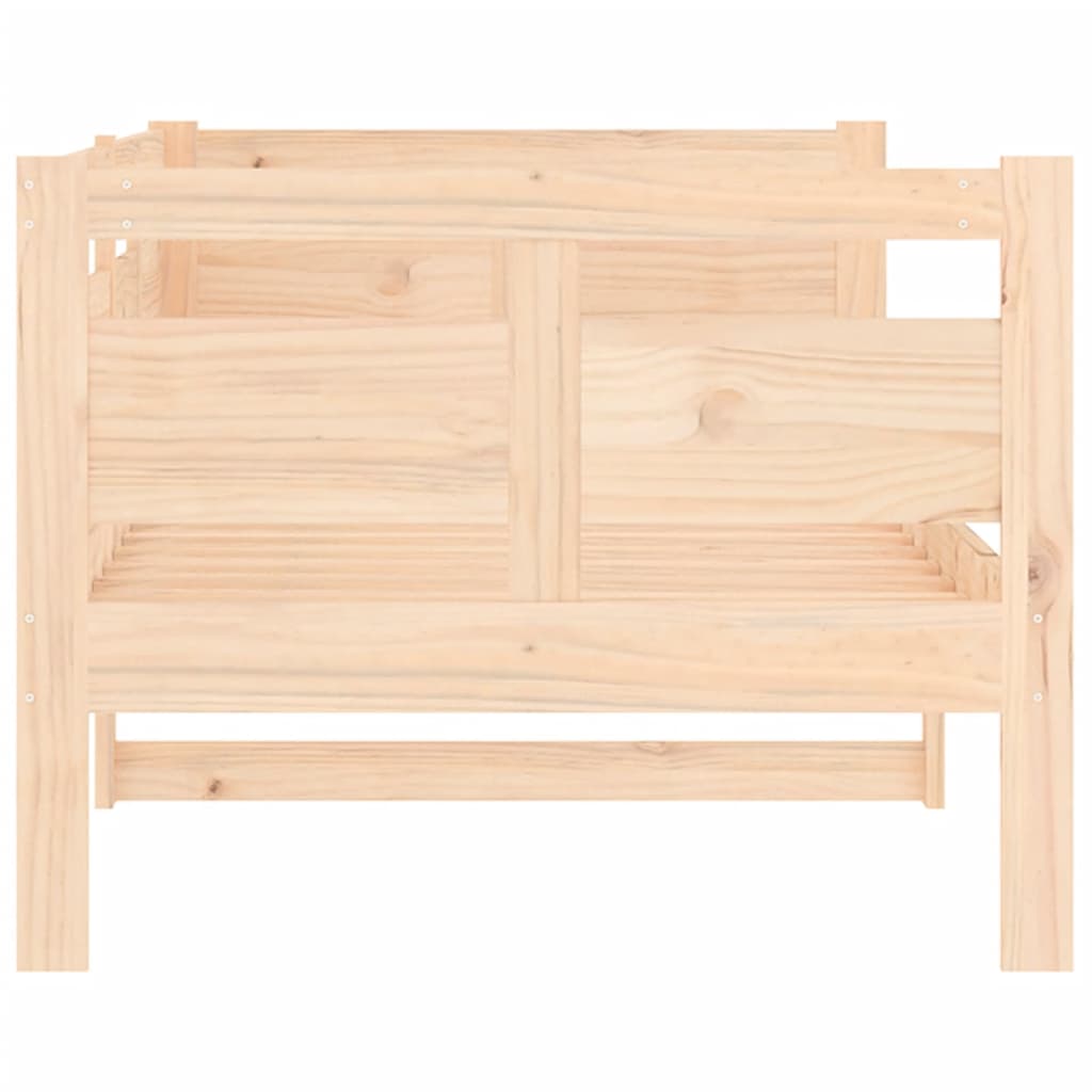 Solid Pine Wood Day Bed Frame 80x200 cm - No Mattress Included