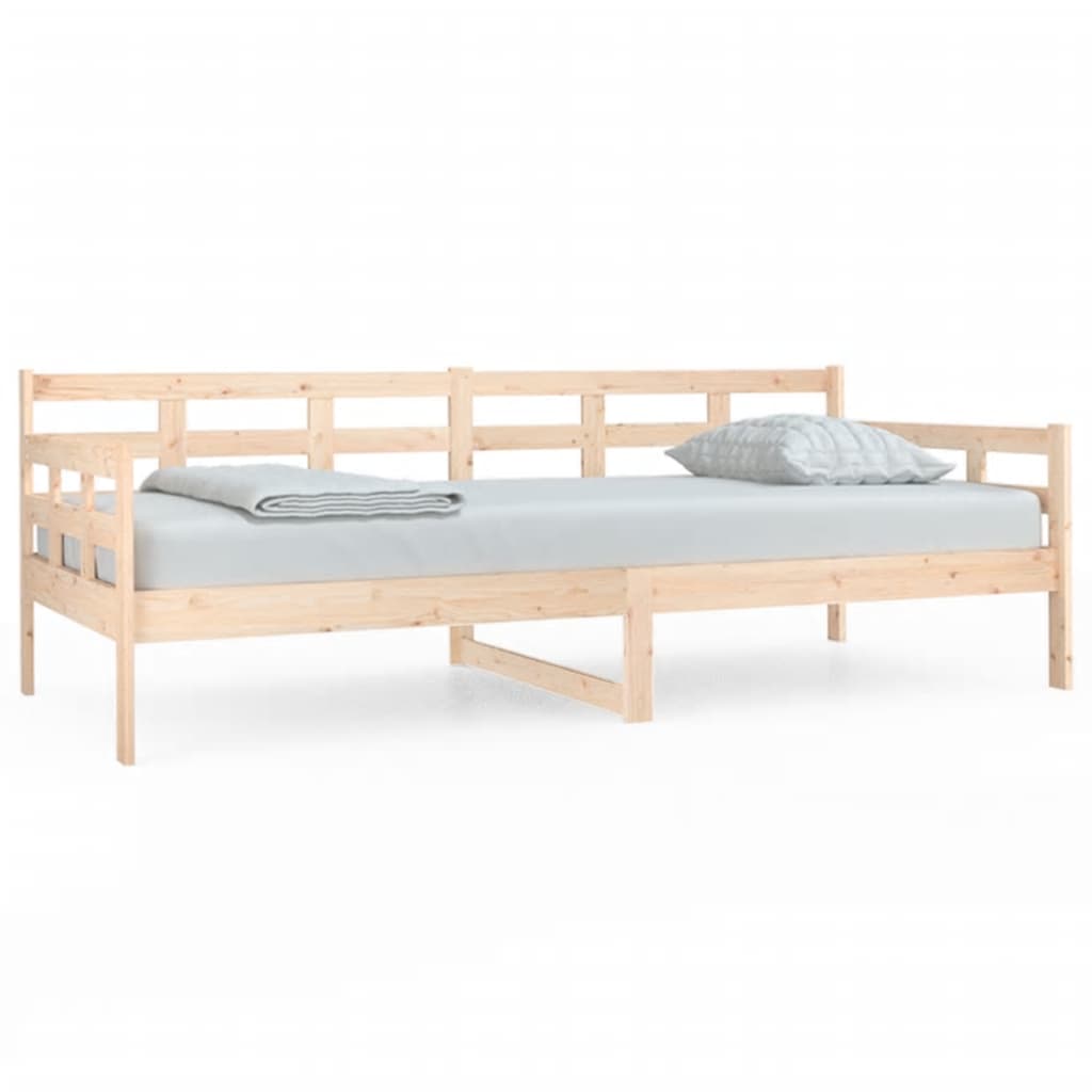 Solid Pine Day Bed Frame 90x200 cm - Mattress Not Included