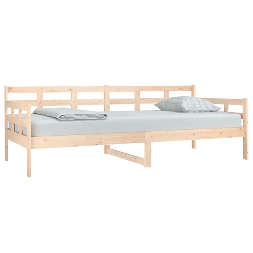 Solid Pine Day Bed Frame 90x200 cm - Mattress Not Included