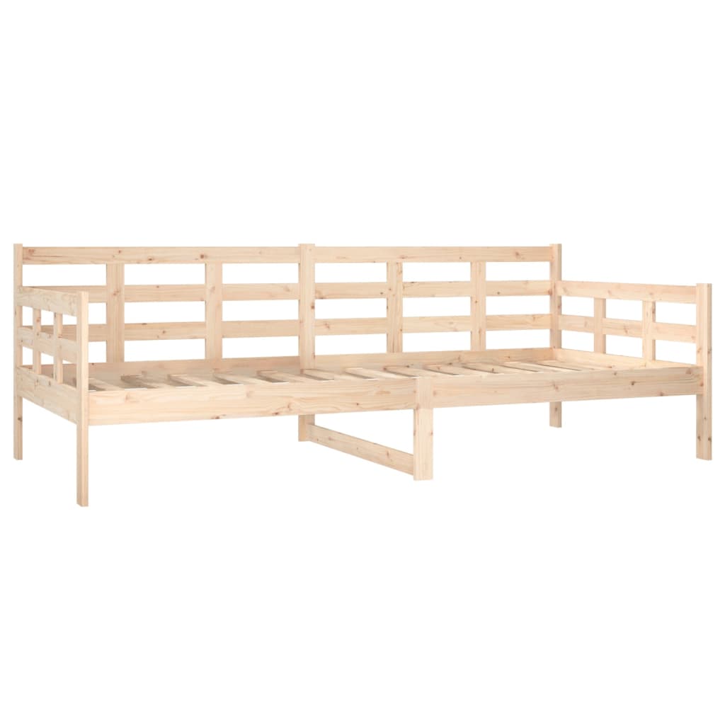 Solid Pine Day Bed Frame 90x200 cm - Mattress Not Included