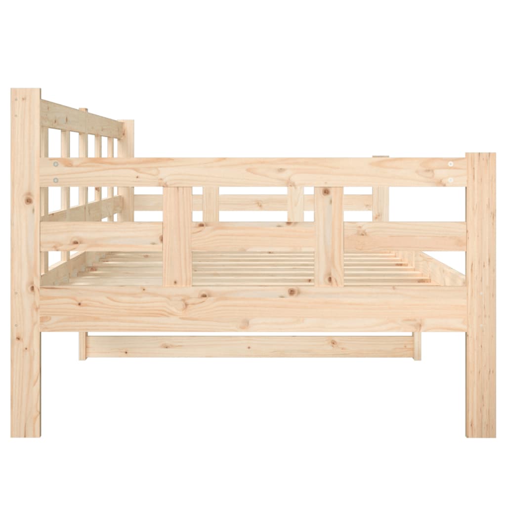 Solid Pine Day Bed Frame 90x200 cm - Mattress Not Included