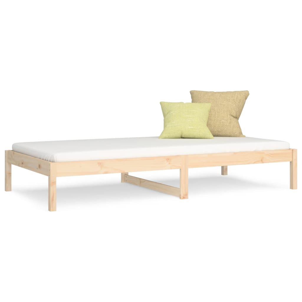Solid Pine Day Bed Frame 90x200 cm - Mattress Not Included