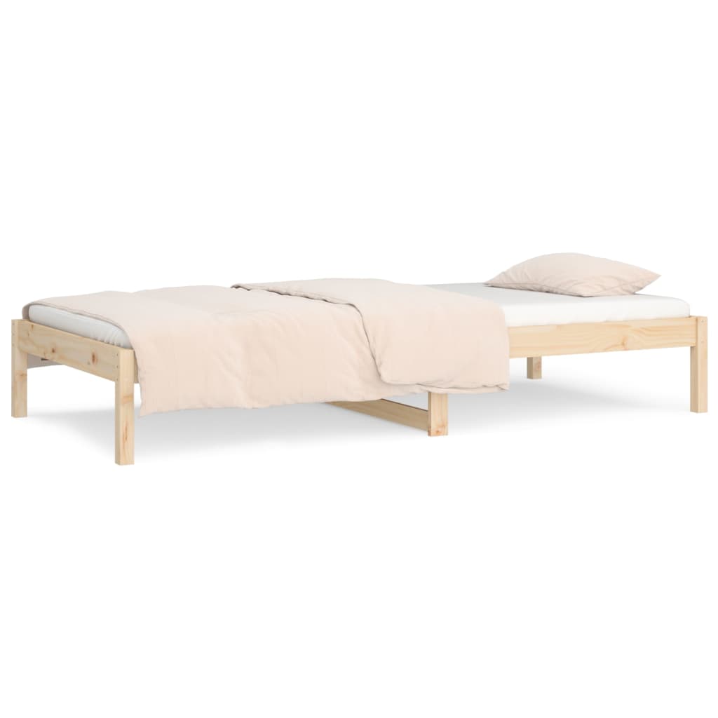 Solid Pine Day Bed Frame 90x200 cm - Mattress Not Included