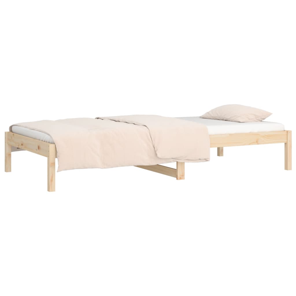 Solid Pine Day Bed Frame 90x200 cm - Mattress Not Included