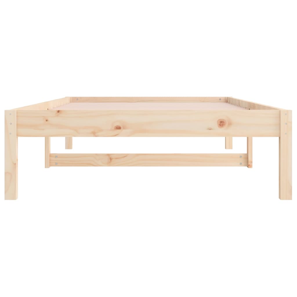 Solid Pine Day Bed Frame 90x200 cm - Mattress Not Included