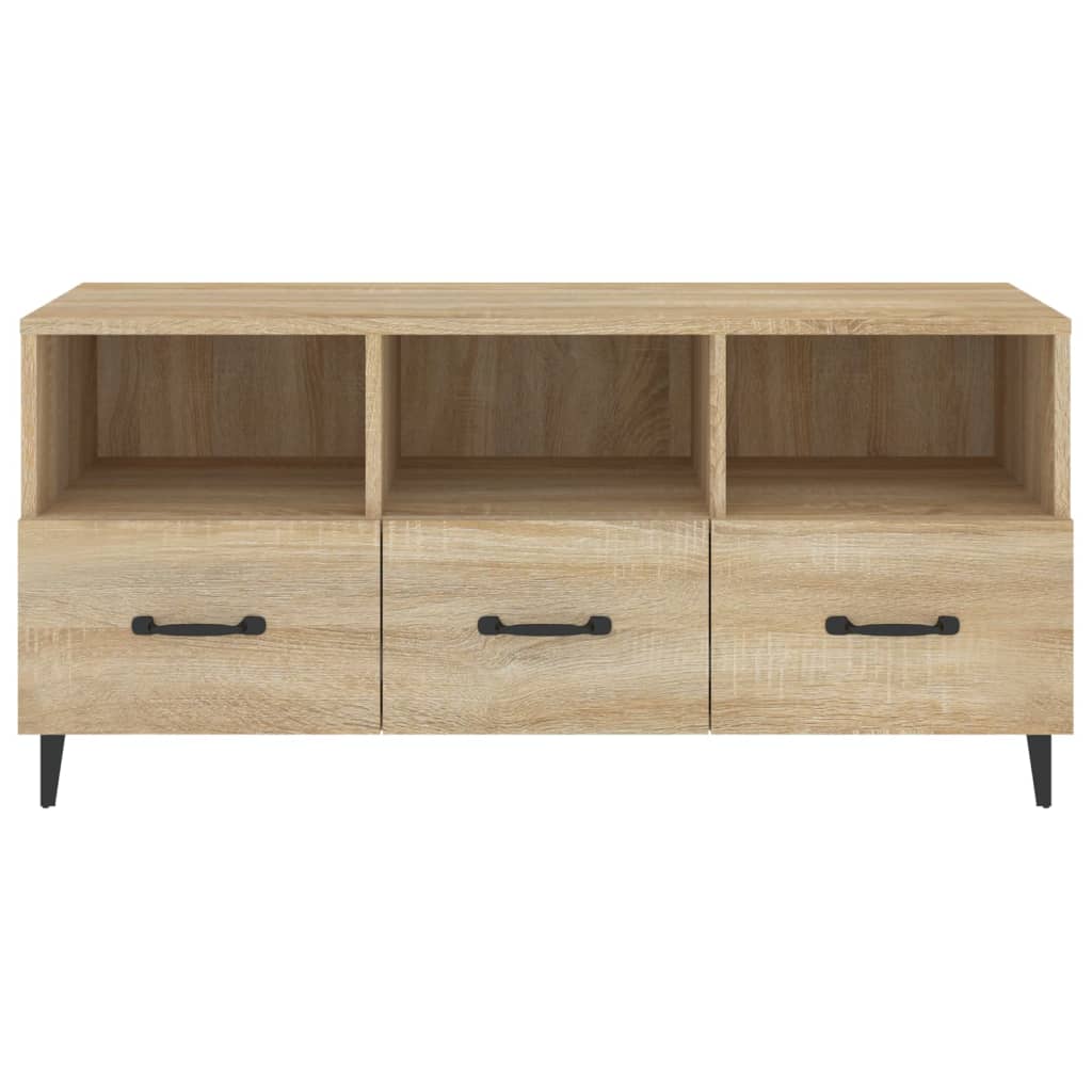 TV Cabinet Sonoma Oak 102x35x50 cm Engineered Wood