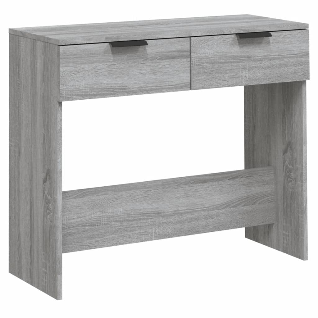 Grey Sonoma Console Table – Engineered Wood, 90x36x75 cm