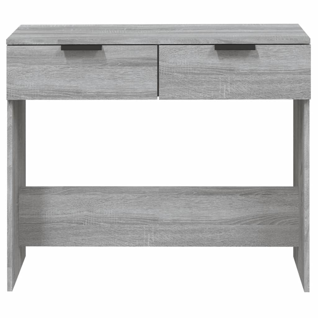Grey Sonoma Console Table – Engineered Wood, 90x36x75 cm
