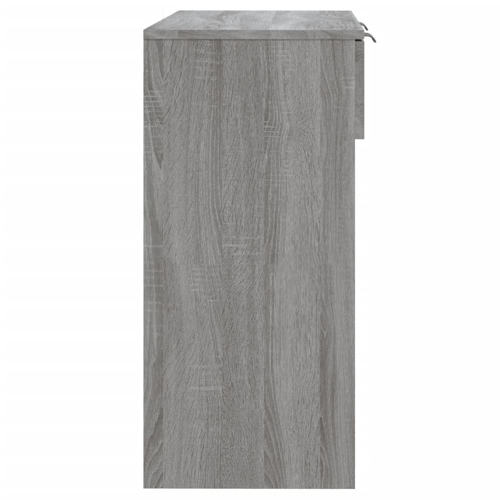 Grey Sonoma Console Table – Engineered Wood, 90x36x75 cm