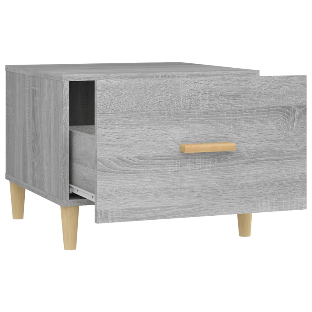 Coffee Table Grey Sonoma 50x50x40 cm Engineered Wood