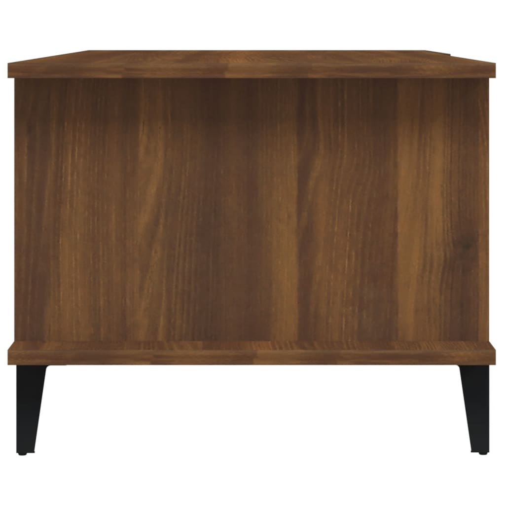 Coffee Table Brown Oak 90x50x40 cm Engineered Wood