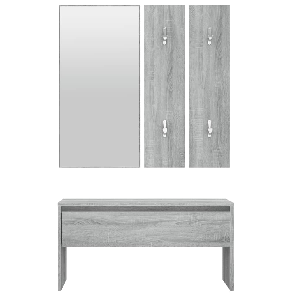 Grey Sonoma Engineered Wood Hallway Furniture Set