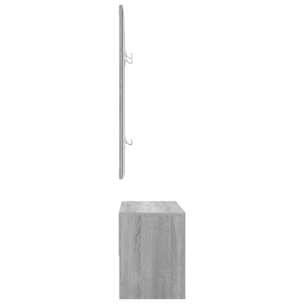 Grey Sonoma Engineered Wood Hallway Furniture Set