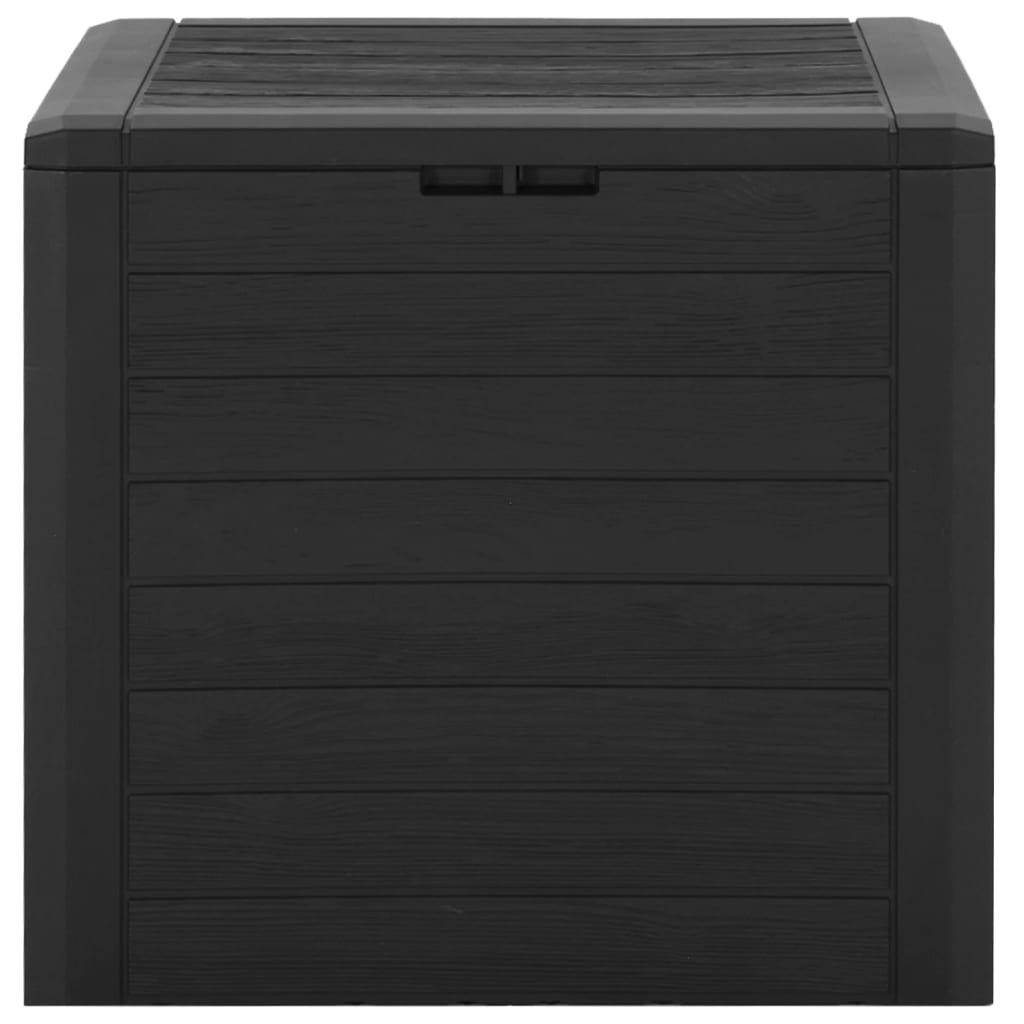 Brown Polypropylene Garden Storage Box 58.5x46x55 cm