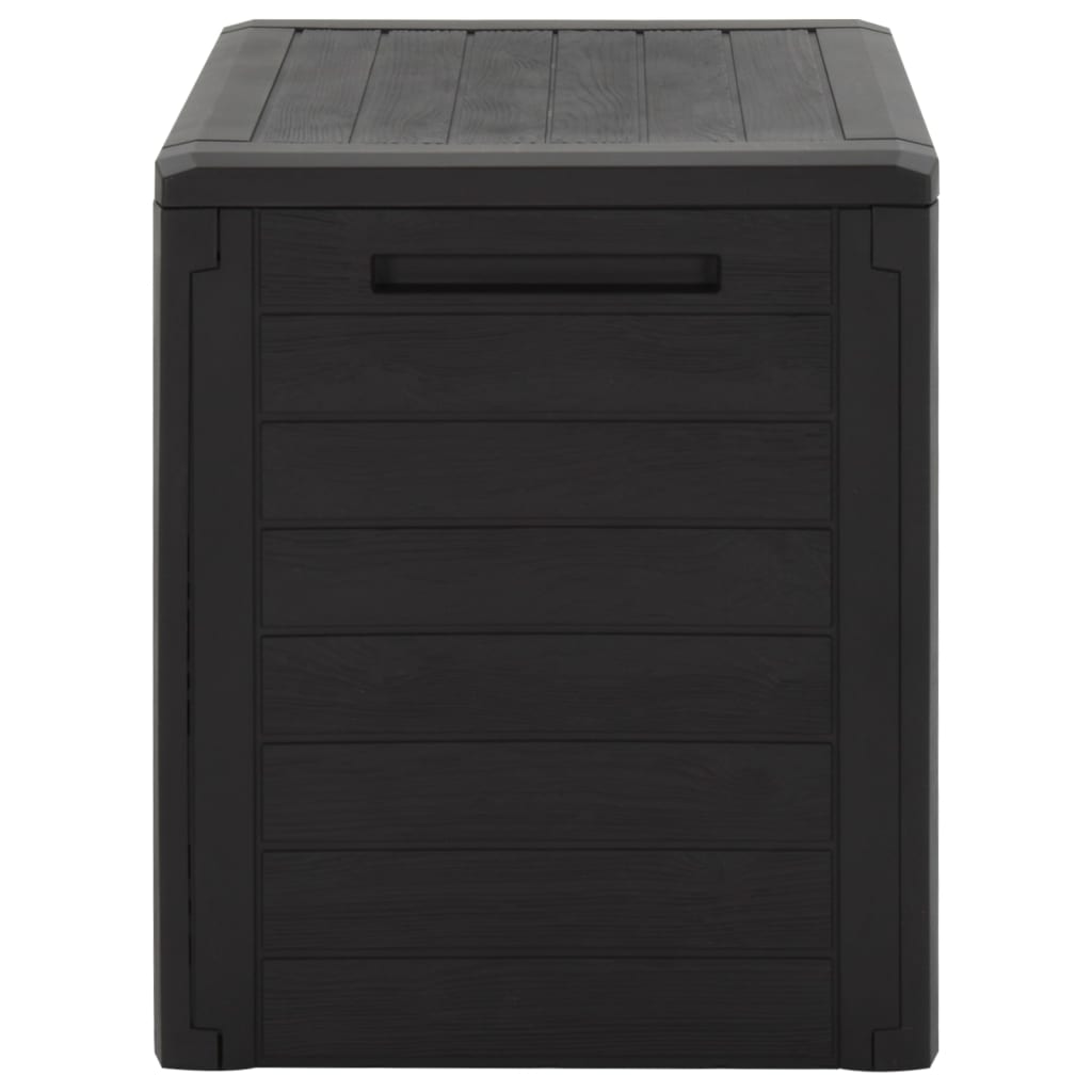 Brown Polypropylene Garden Storage Box 58.5x46x55 cm