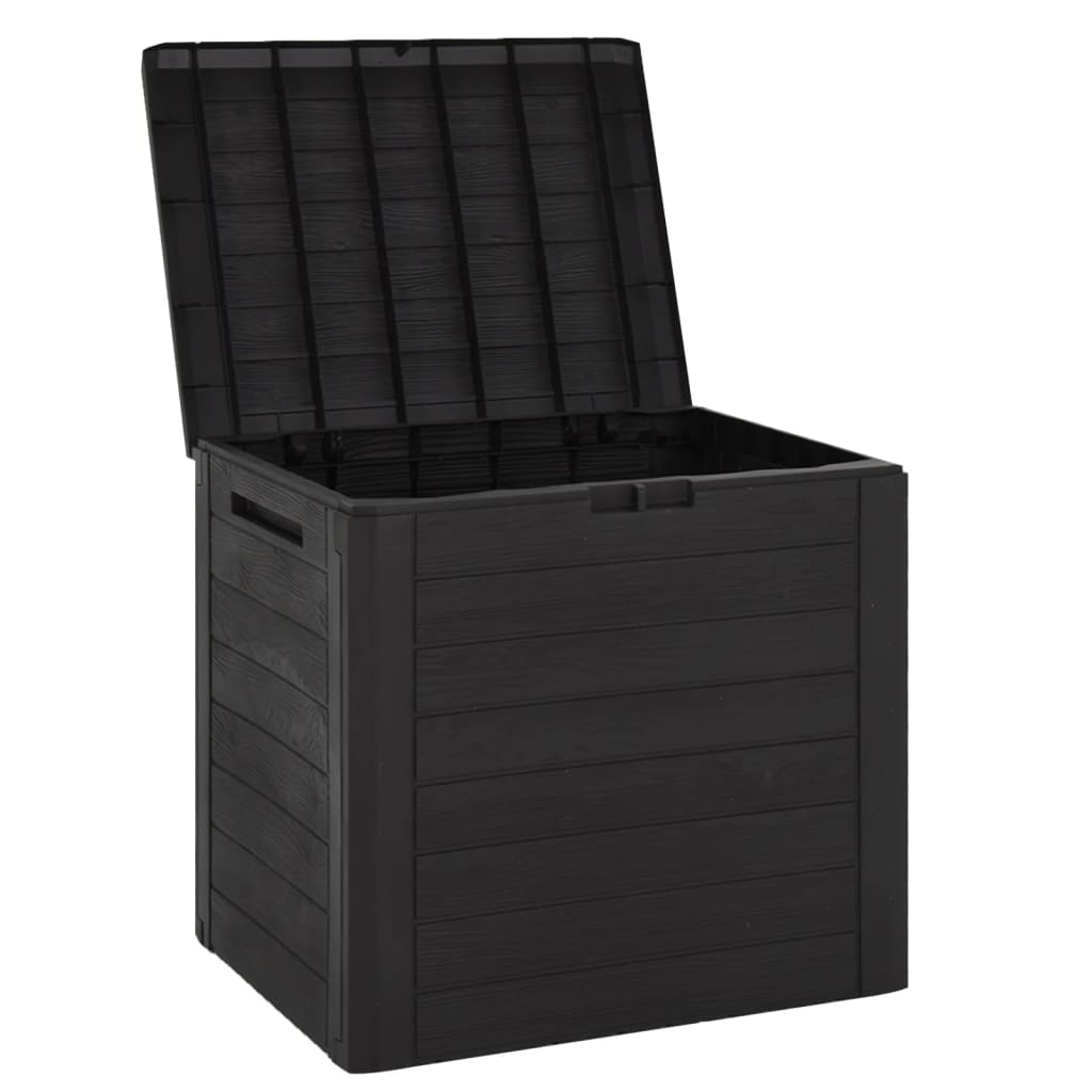 Brown Polypropylene Garden Storage Box 58.5x46x55 cm