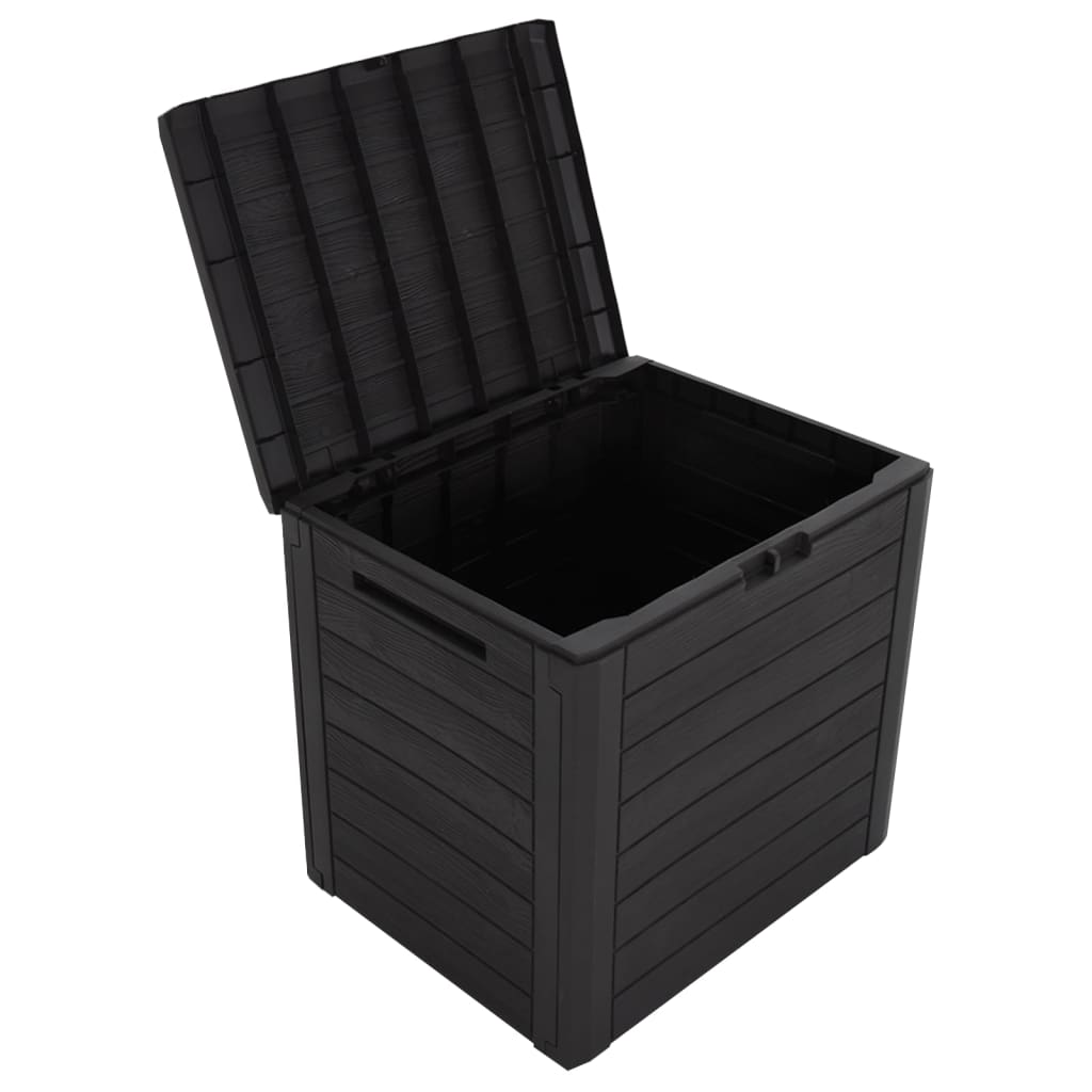 Brown Polypropylene Garden Storage Box 58.5x46x55 cm