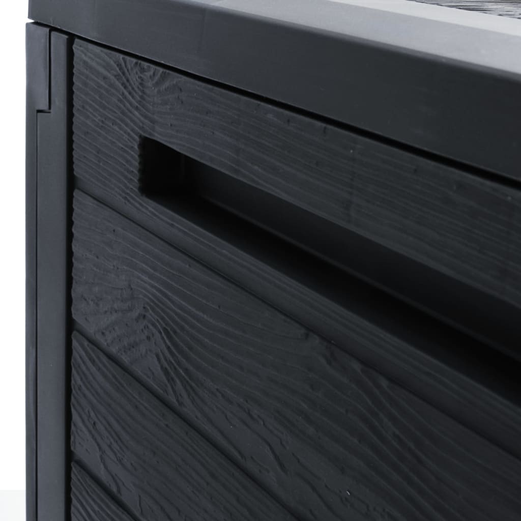 Garden Storage Box Anthracite 58.5x46x55 cm Polypropylene