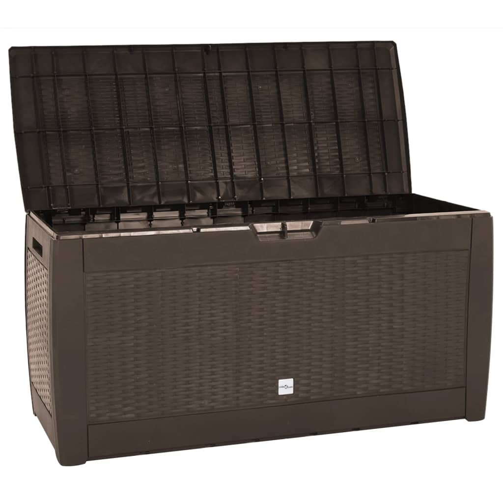 Brown Garden Storage Box - 119x48x60 cm - Durable PP Material