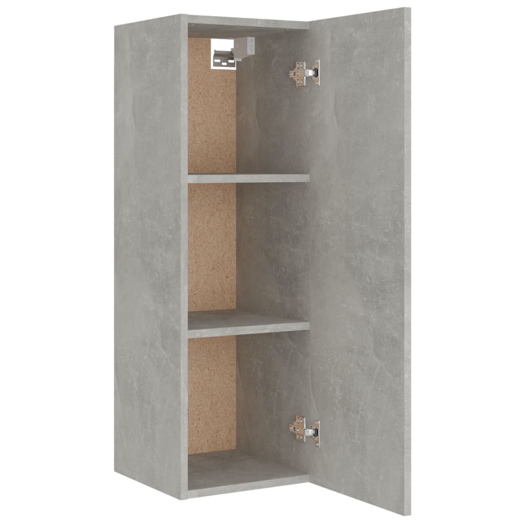 4 Piece TV Cabinet Set Concrete Grey Engineered Wood