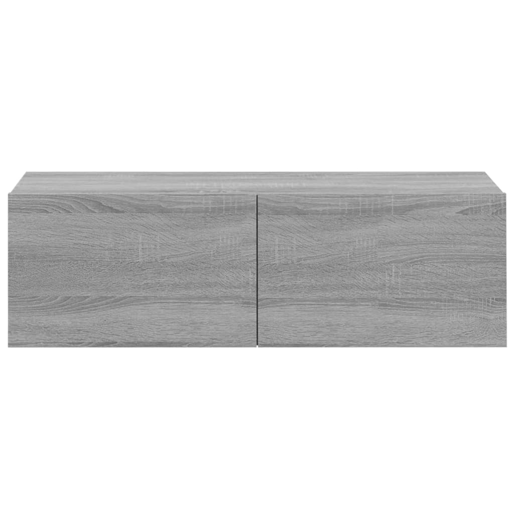 5 Piece TV Cabinet Set Grey Sonoma Engineered Wood