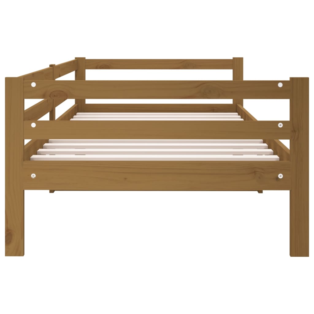 Solid Pine Honey Brown Day Bed 90x190cm - Mattress Not Included