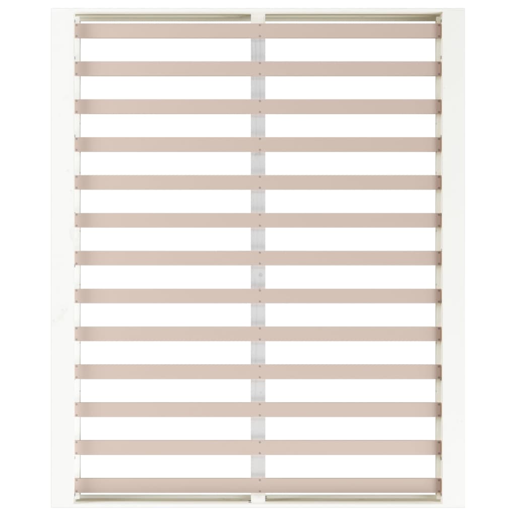 King Size Solid Wood Bed Frame 150x200 cm - White Finish