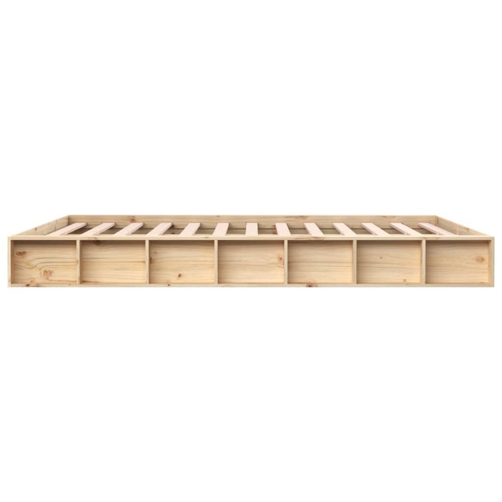 Solid Wood Bed Frame 120x200 cm - Sturdy & Stylish Sleep Solution
