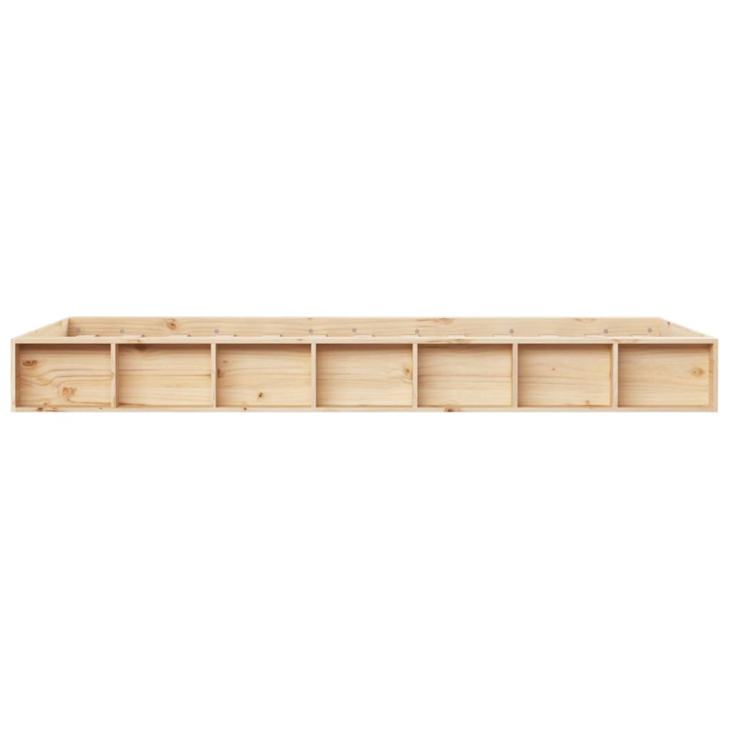 Solid Wood Bed Frame 90x200 cm - No Mattress Included