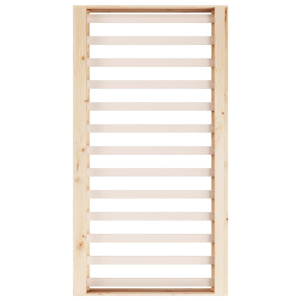 Solid Wood Small Single Bed Frame 75x190 cm - No Mattress