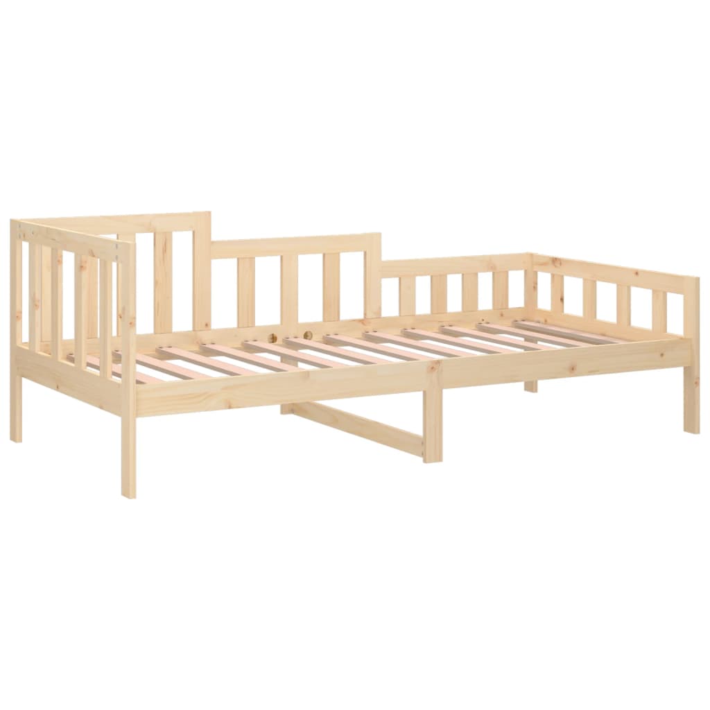 Solid Pine Wood Day Bed 90x200 cm - No Mattress Included