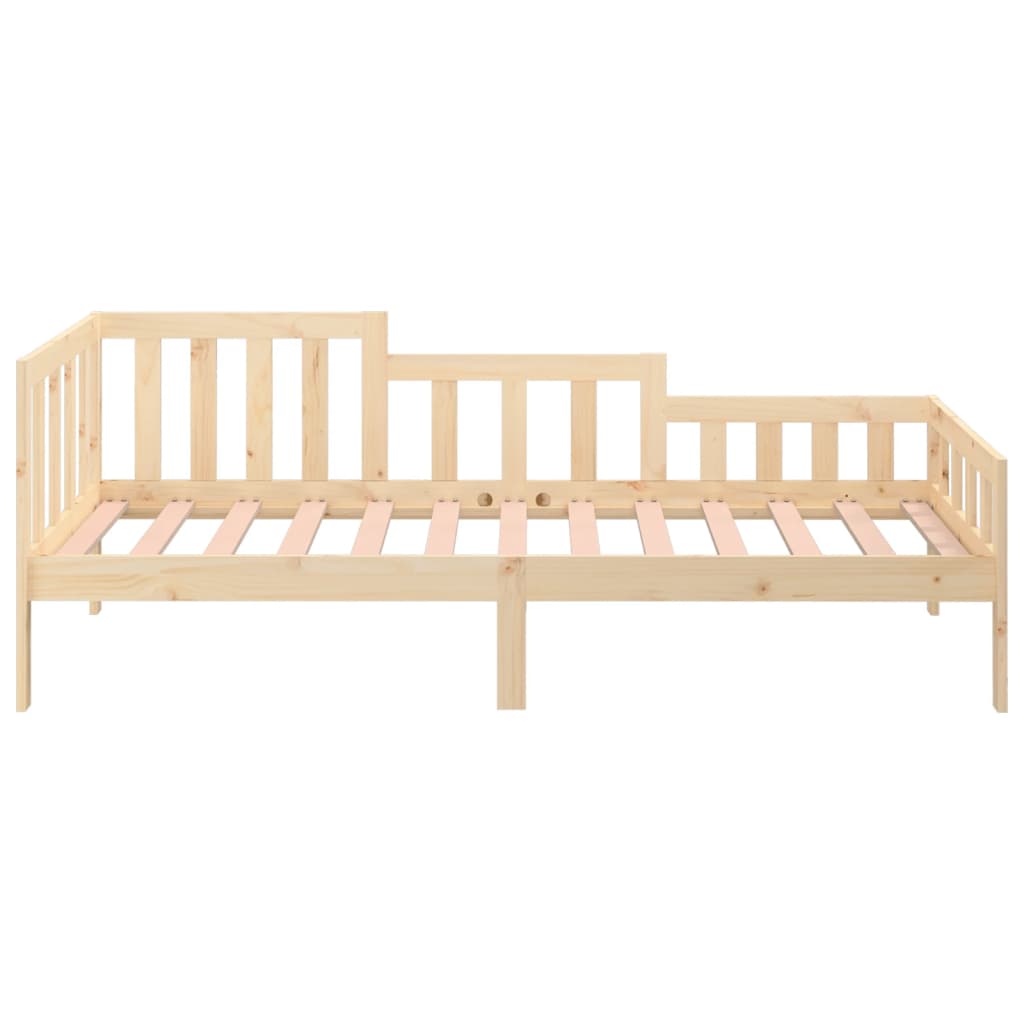 Solid Pine Wood Day Bed 90x200 cm - No Mattress Included