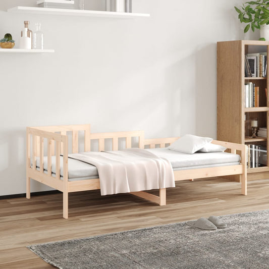 Solid Pine Wood Day Bed 90x200 cm - No Mattress Included