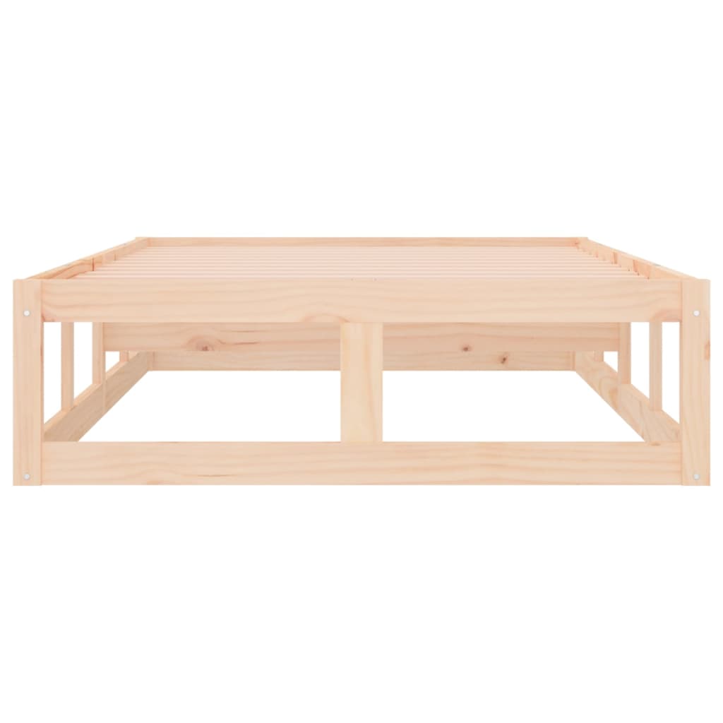 Solid Wood Bed Frame 90x200 cm - No Mattress Included