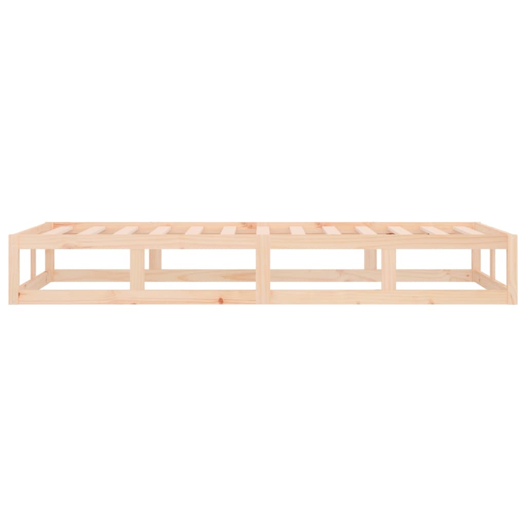 Solid Wood Small Single Bed Frame 75x190 cm - No Mattress Included