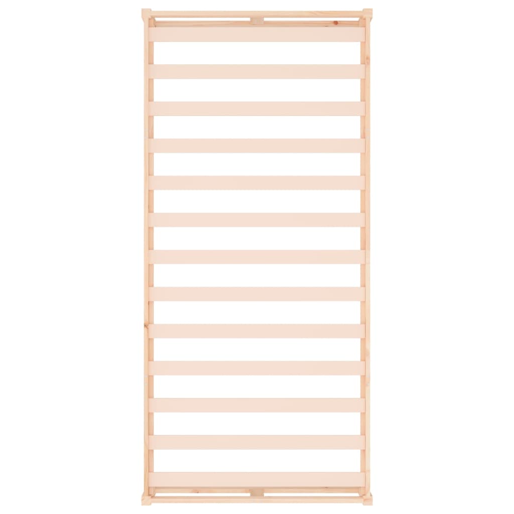 Solid Wood Small Single Bed Frame 75x190 cm - No Mattress Included